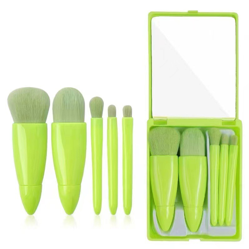 Kit de cepillos de maquillaje de 5 pcs mini de maquillaje