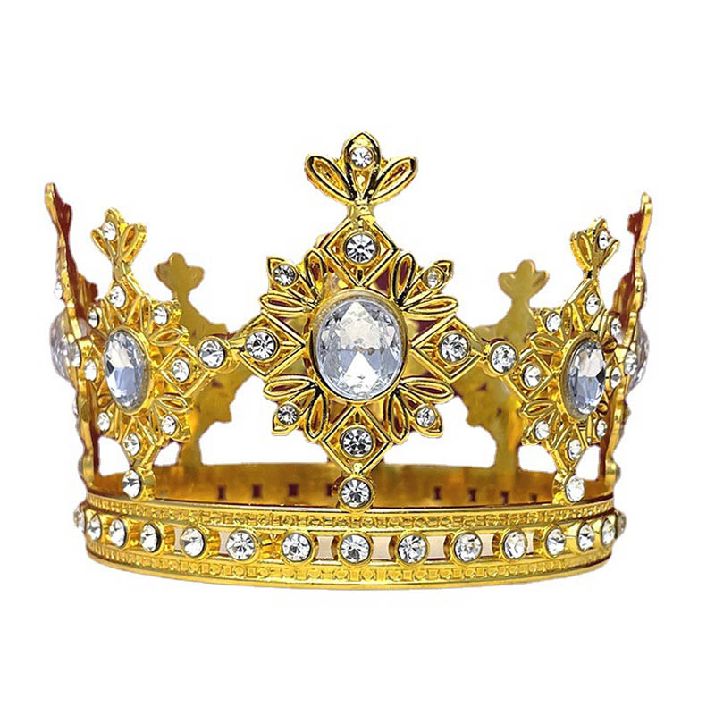 Tiara de la flor del partido de la decoración de la torta de la corona de la aleación