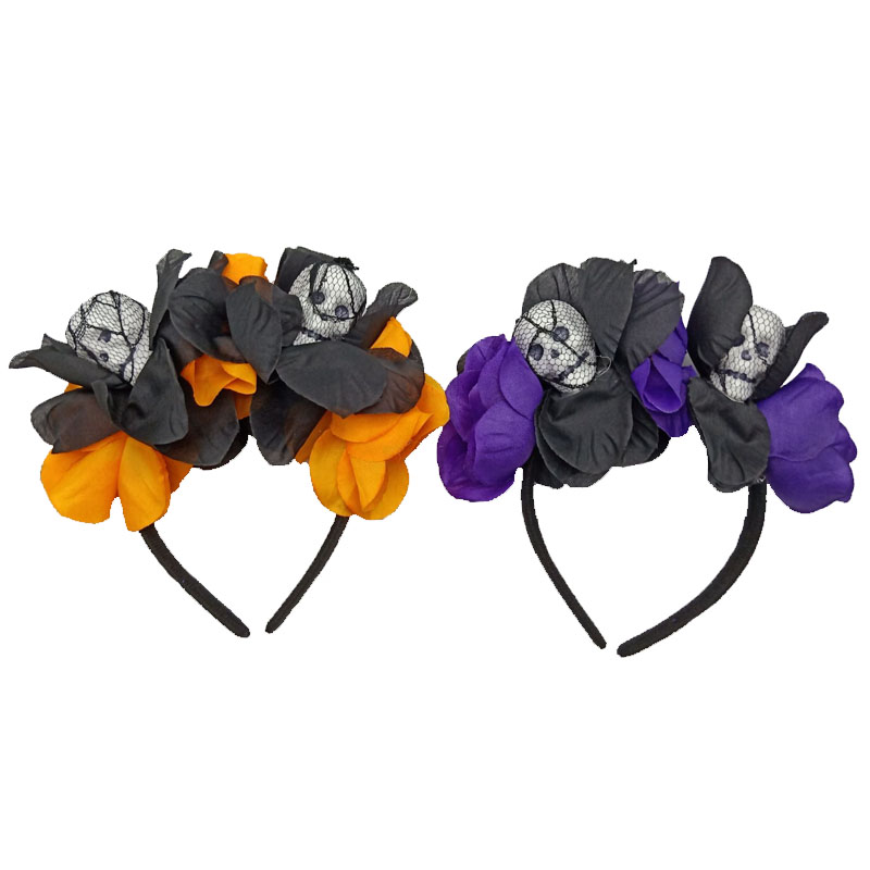 Bandas de cabello fantasma de espuma de flores artificial