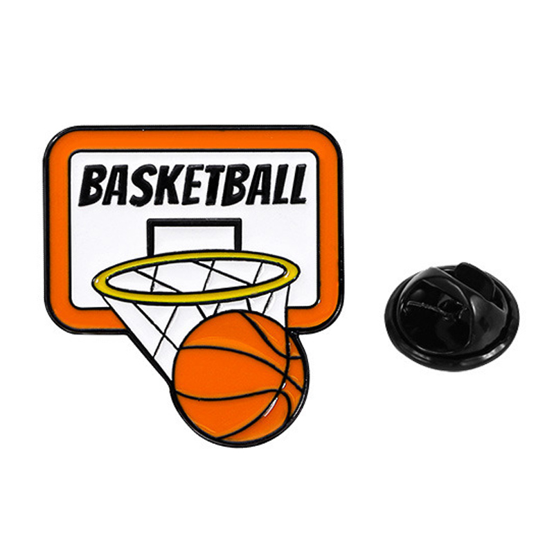 Broche de metal Slam Dunk de baloncesto