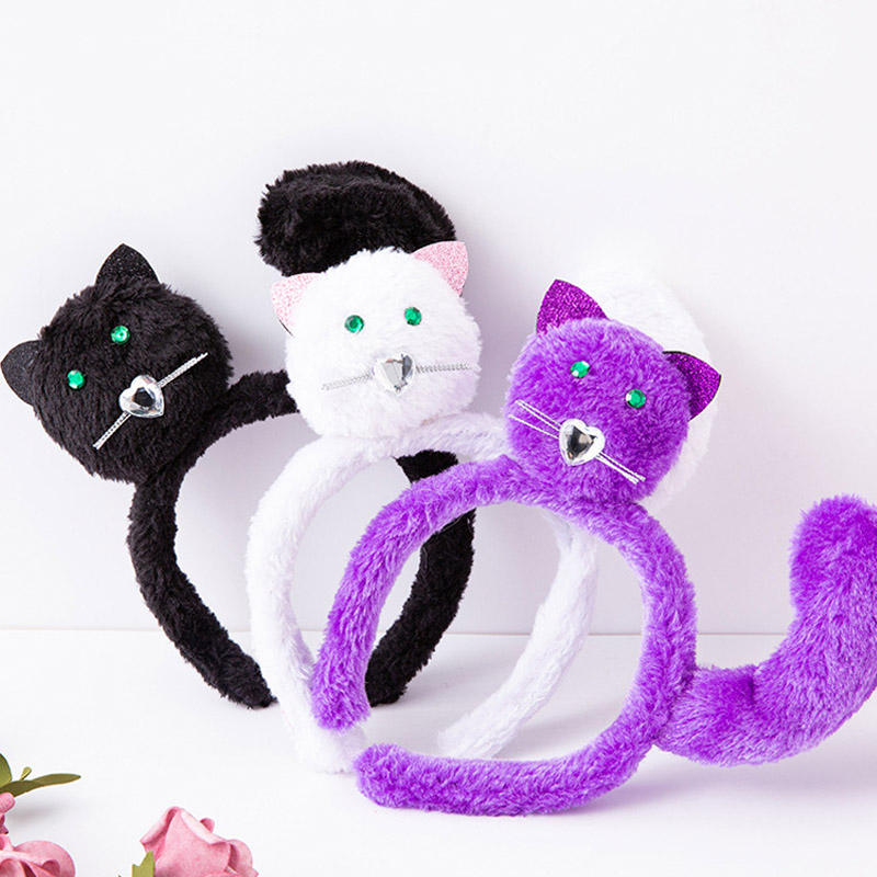 Diadema de la cara de lavado de lujos de dibujos animados