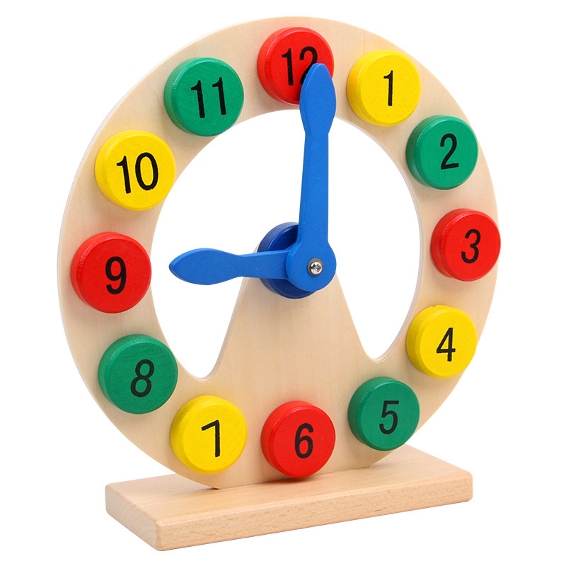 Reloj de enseñanza de educación preescolar educativa para niños