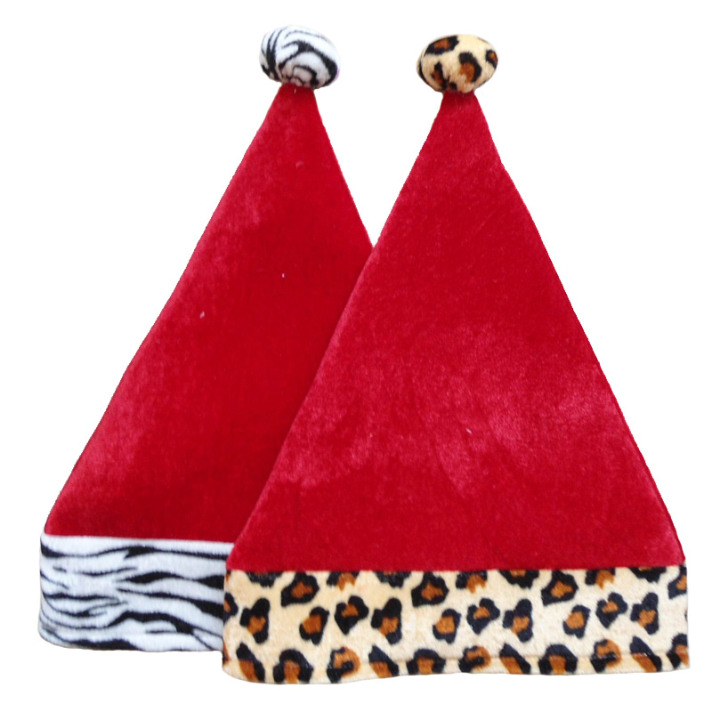 Sombrero navideño de lujoso sombrero de santa