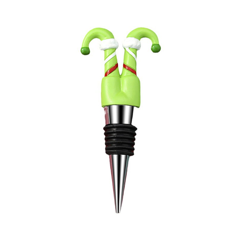 Tapón de la botella de vino de Navidad