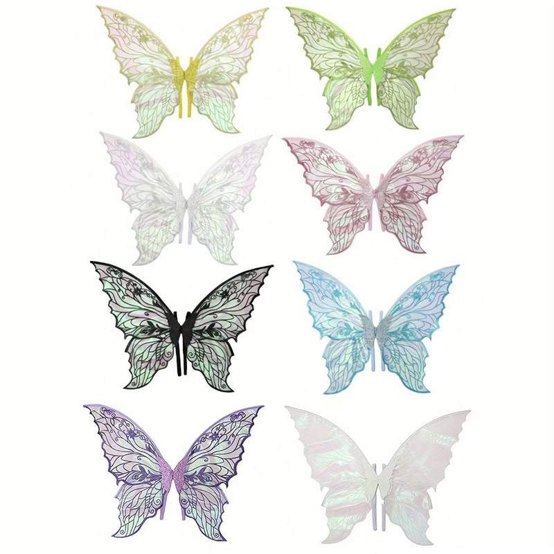 Alas coloridas de mariposa ángel