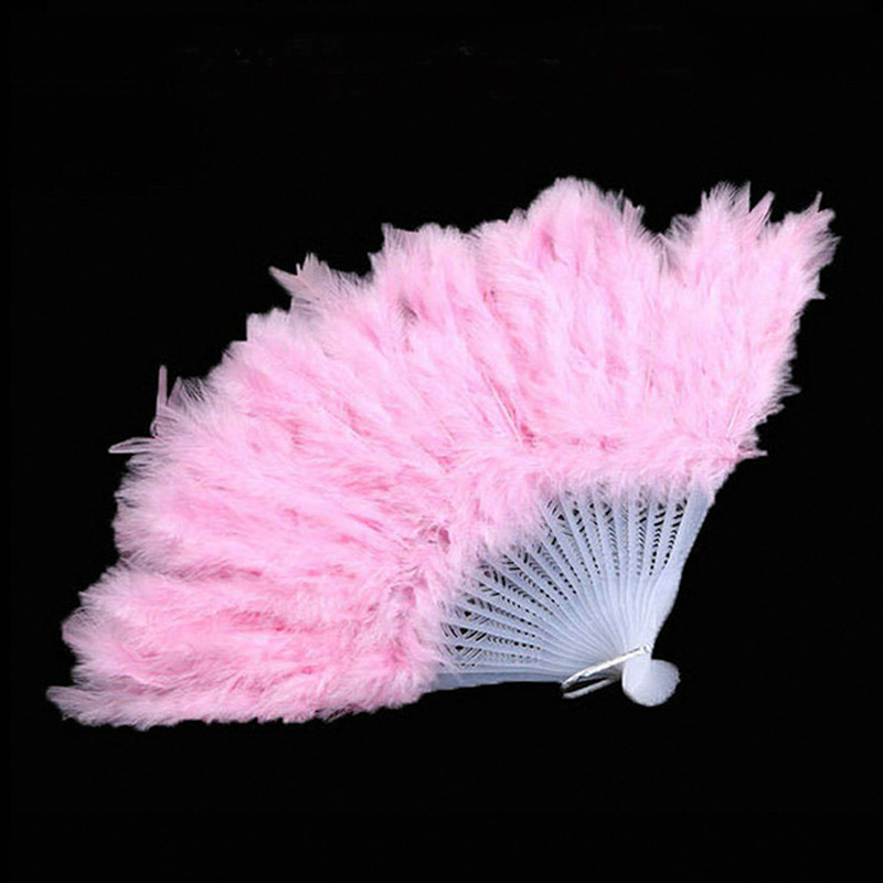 Fan de plumas colorido