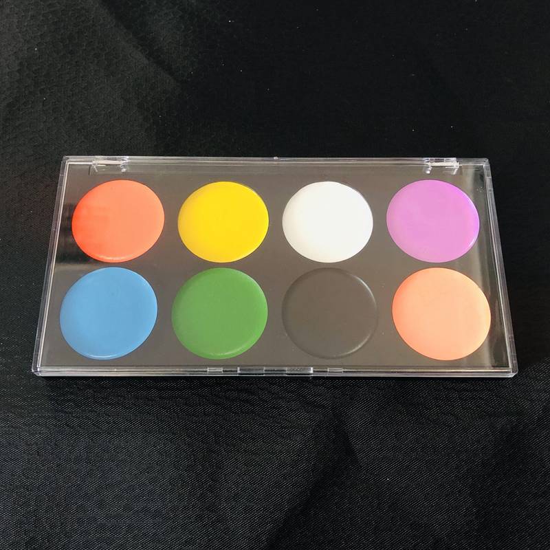 Juego de tabletas de maquillaje cremoso Diy, kit de pintura corporal para pintura facial, kit de esmalte de uñas