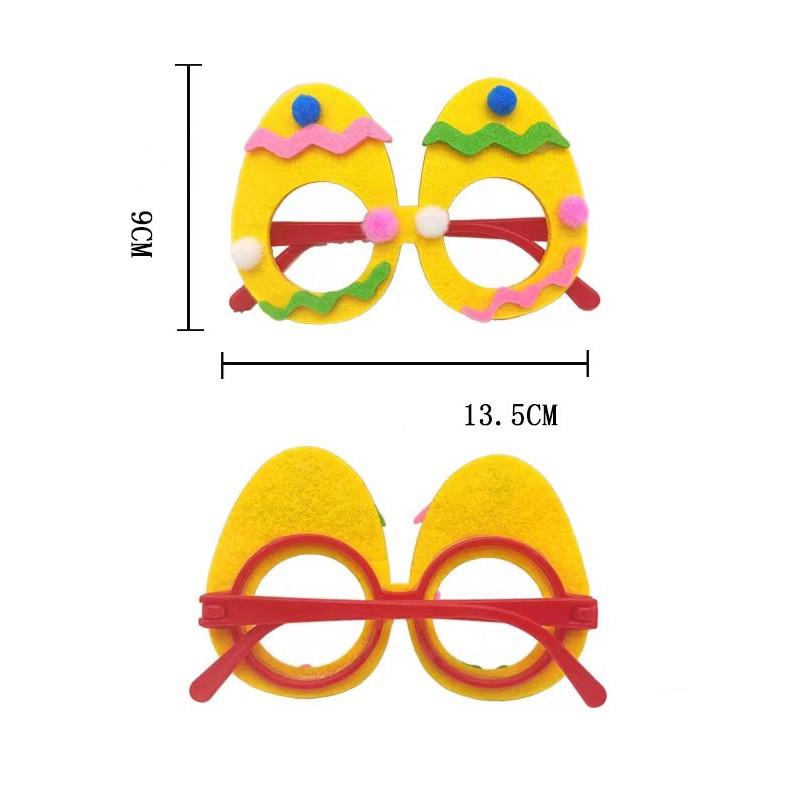 Gafas De Huevos De Conejito Divertidos De Pascua