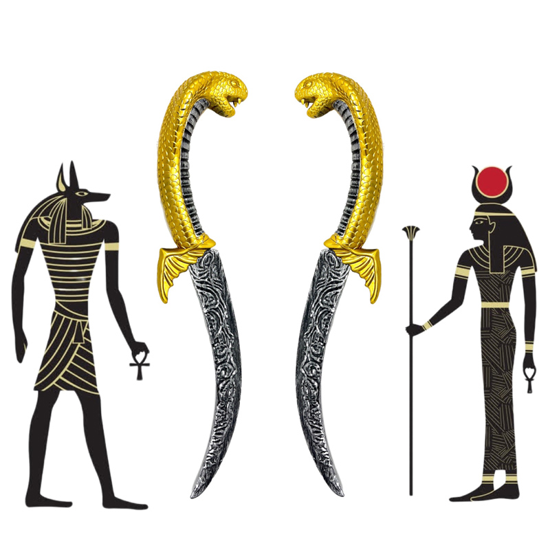 Cuchillo de plástico de arma de Egipto