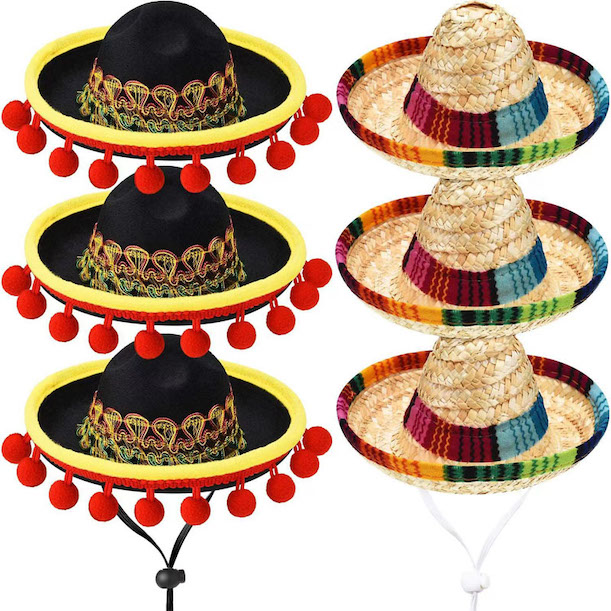 Mini Sombrero Mexicano Sombreros de Fiesta Decoraciones para Fiesta Carnaval