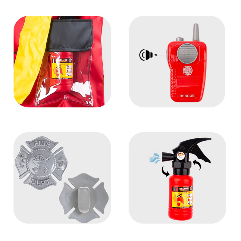 Disfraz de bombero para niños