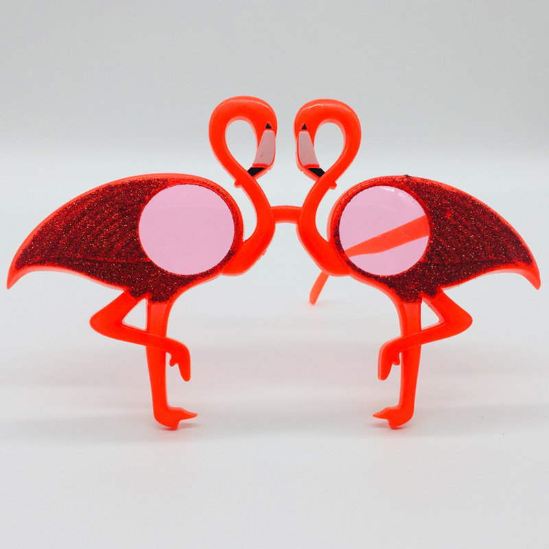 Gafas de fiesta hawaianas de flamenco