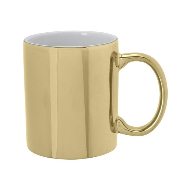 Tazas de café de sublimación de colores dorados