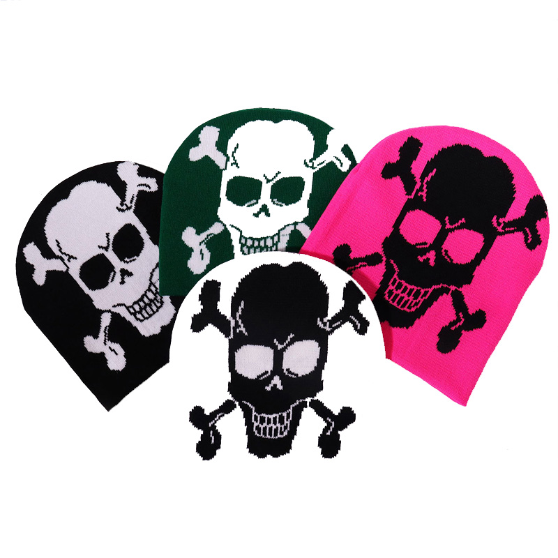 Gorra de calavera de terror de Halloween