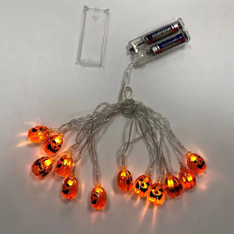 Decoración de la fiesta de Halloween Luz de cuerda de la lámpara de calabaza