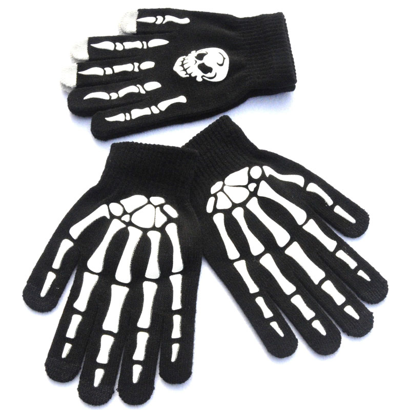 Guantes luminosos de la fiesta de Halloween