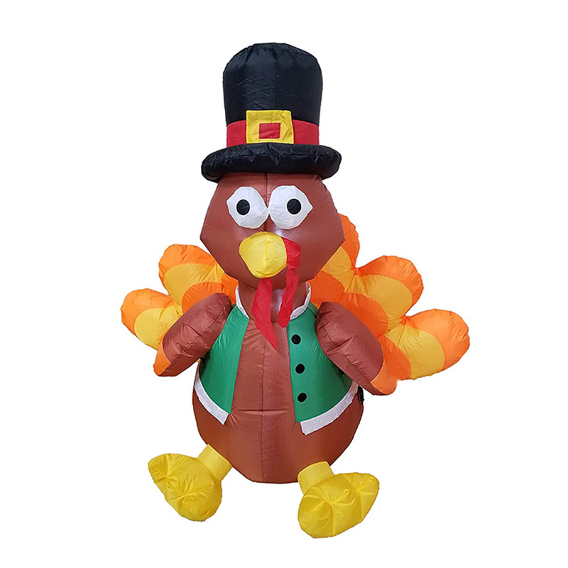 Juguetes de pavo inflables felices