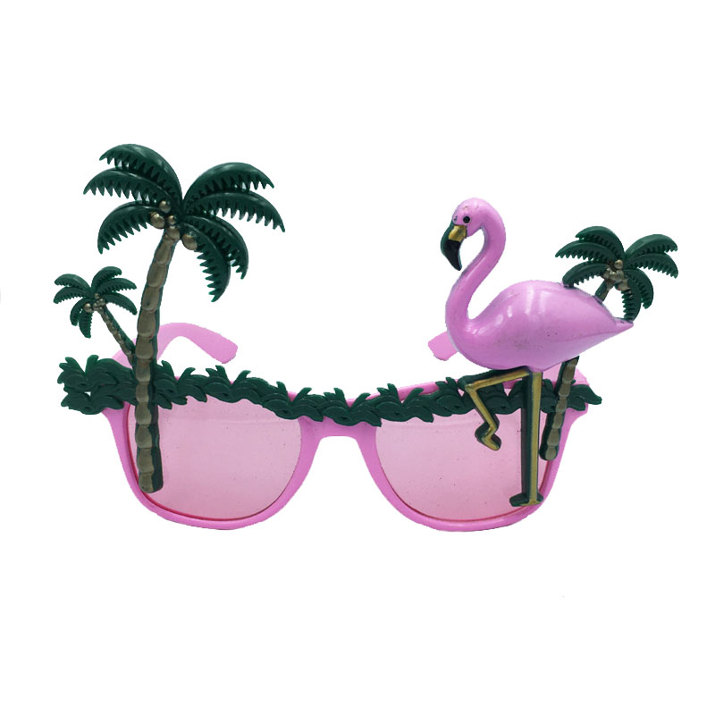 Gafas de flamenco de la fiesta hawaiana