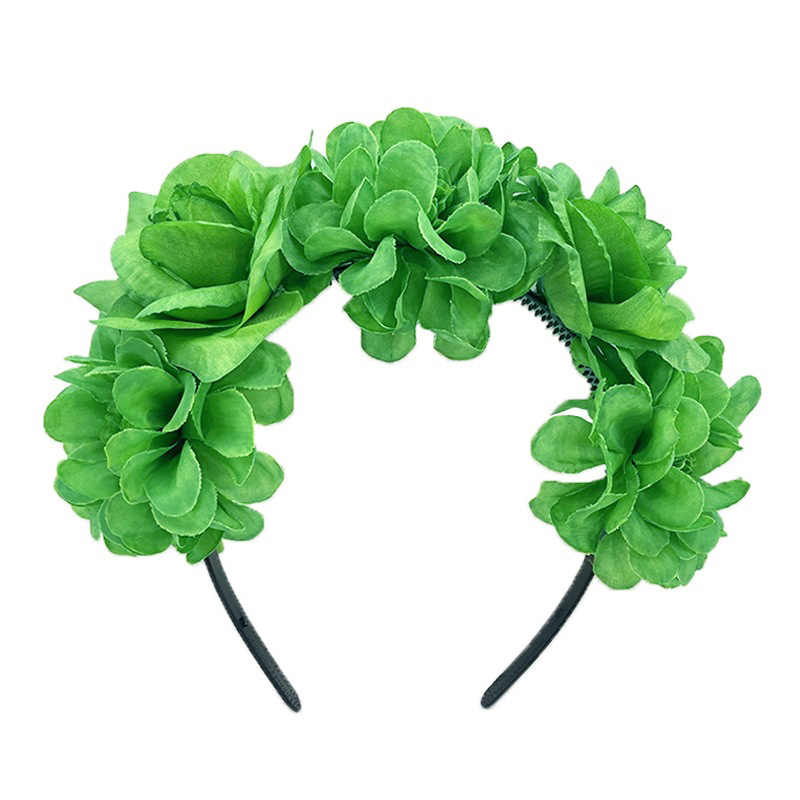 Diadema de coronas navideñas