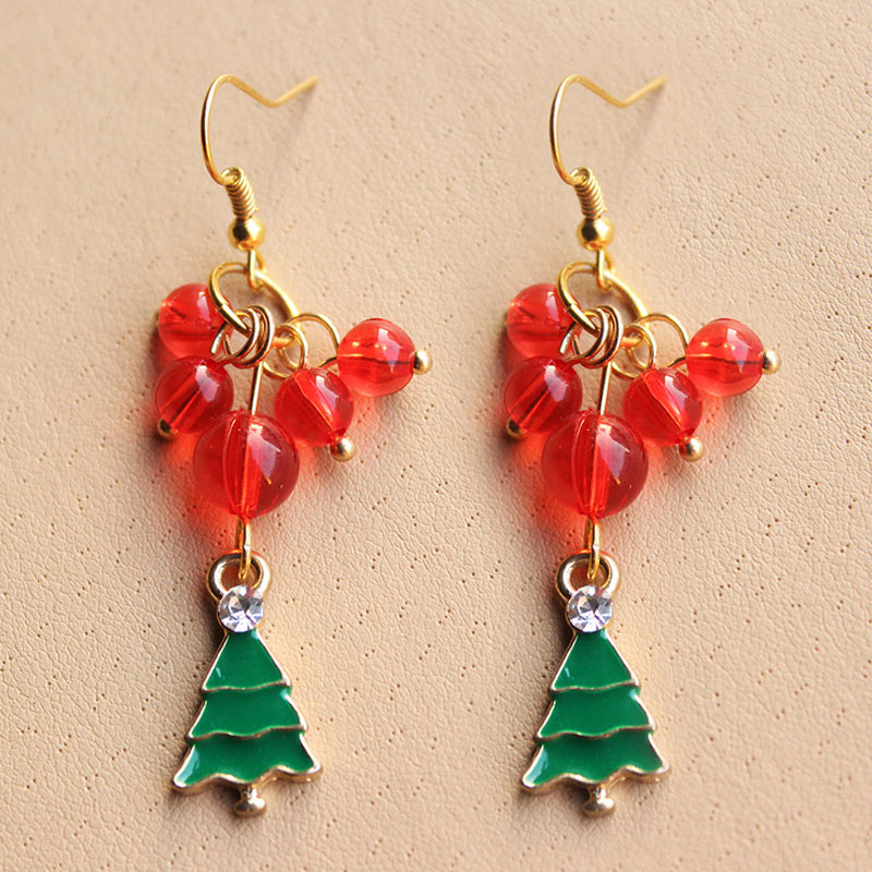 Joyas lindas pendientes intermitentes de Navidad