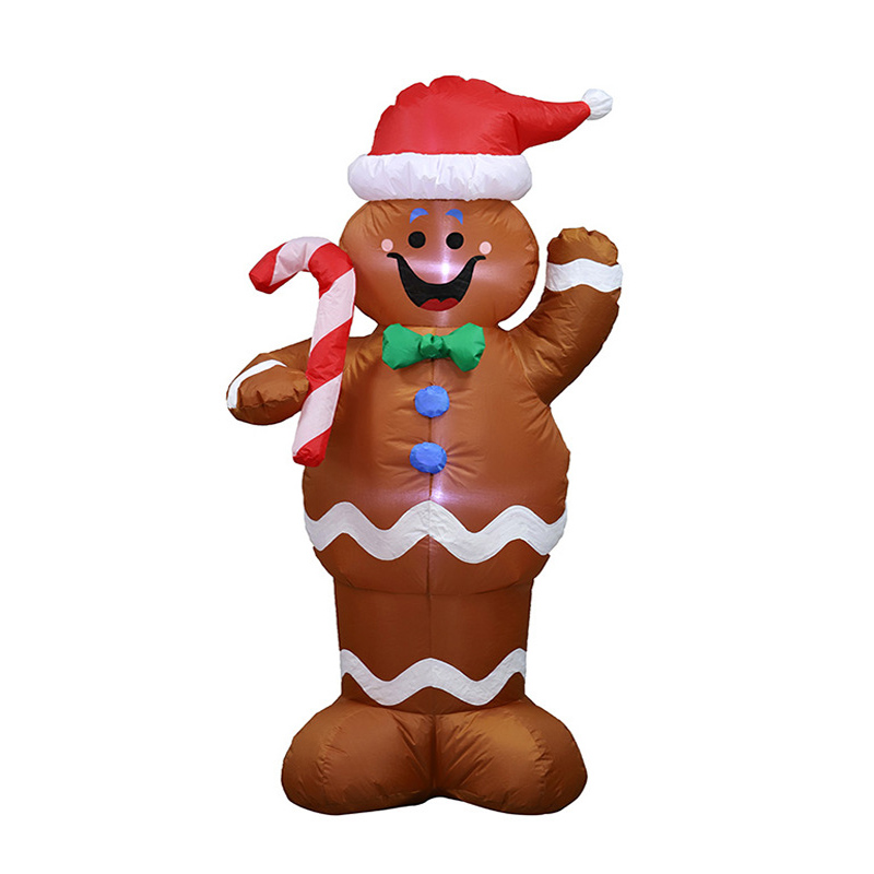 Led Inflable Christmas Gingerbread Man