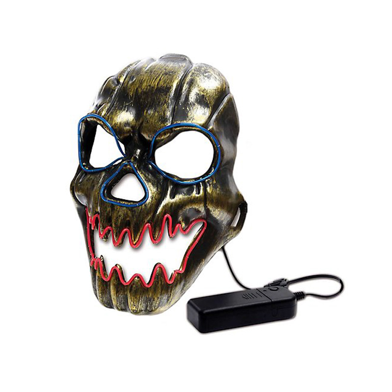Máscara de mueca de miedo de LED