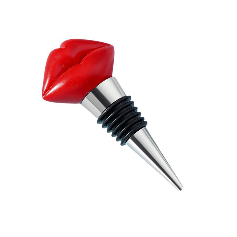 Tapón de vino en forma de labios