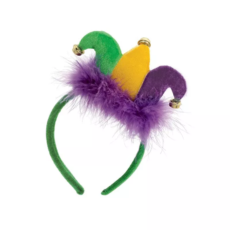 Diadema Mardi Gras para mujer