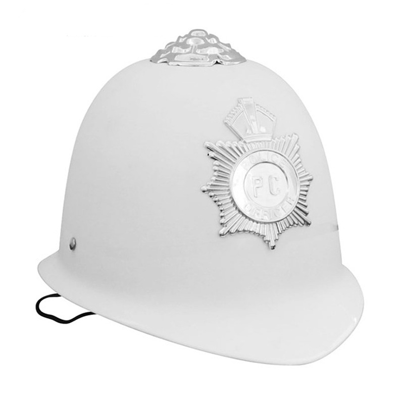 Accesorio para disfraz de oficial de policía con casco de policía Bobby