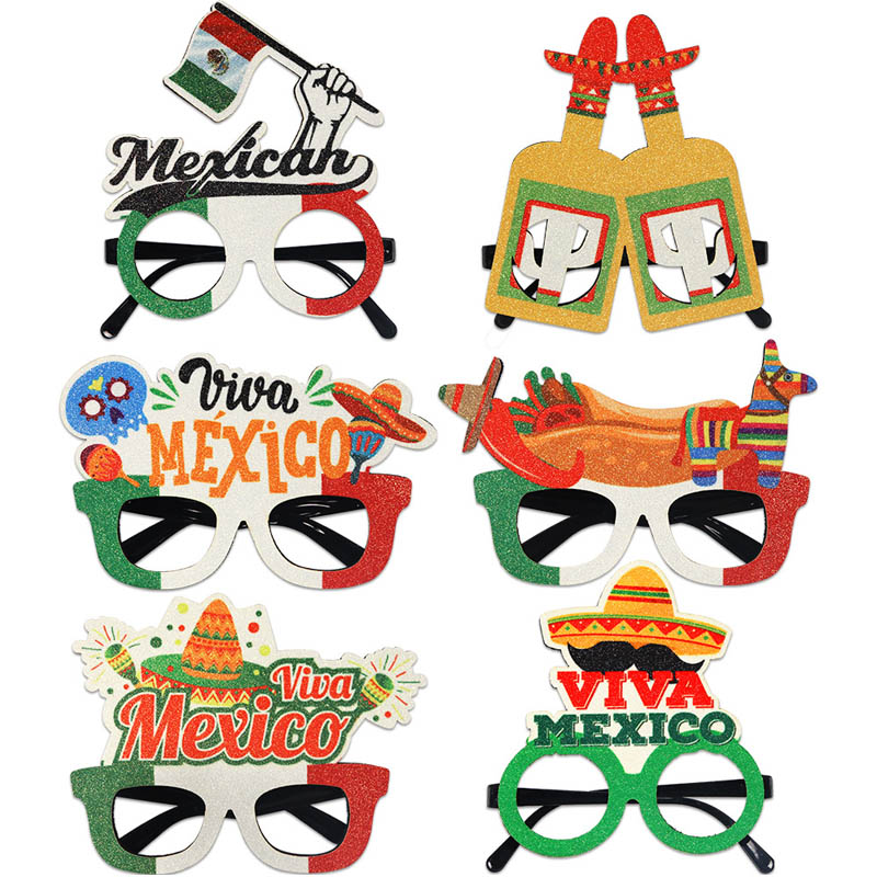 Gafas temáticas del Día Nacional de México