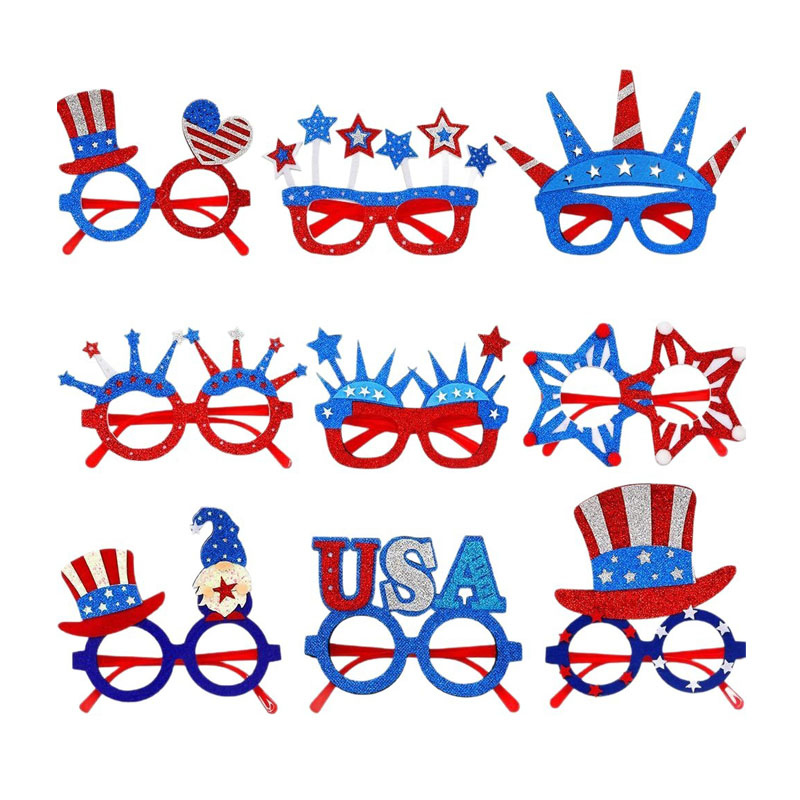 Nuevas gafas de pentagrama del Día de la Independencia