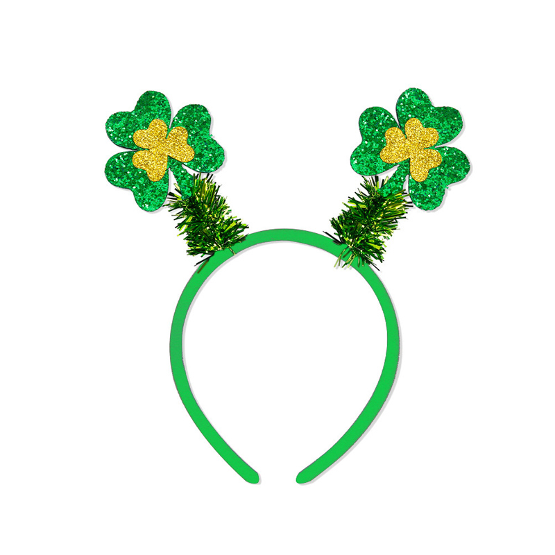 Nueva diadema de trébol del festival irlandés