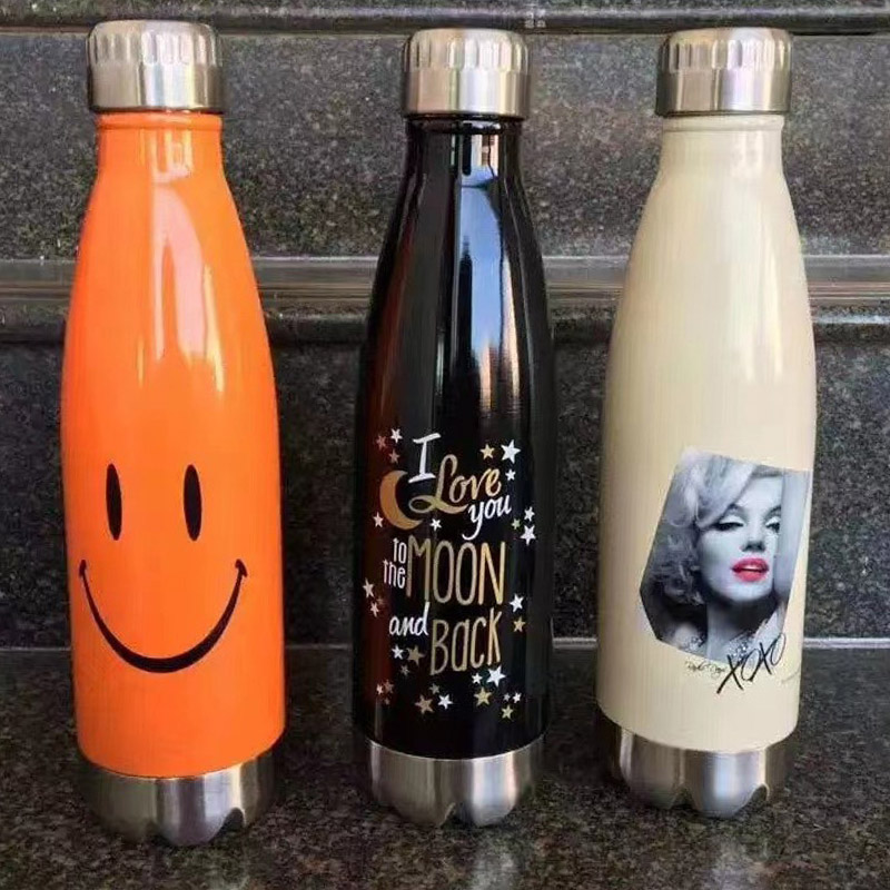 Botella de agua al aire libre de 500 ml para senderismo