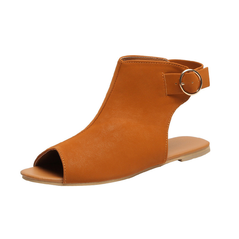 Sandalias peep-toe para mujer