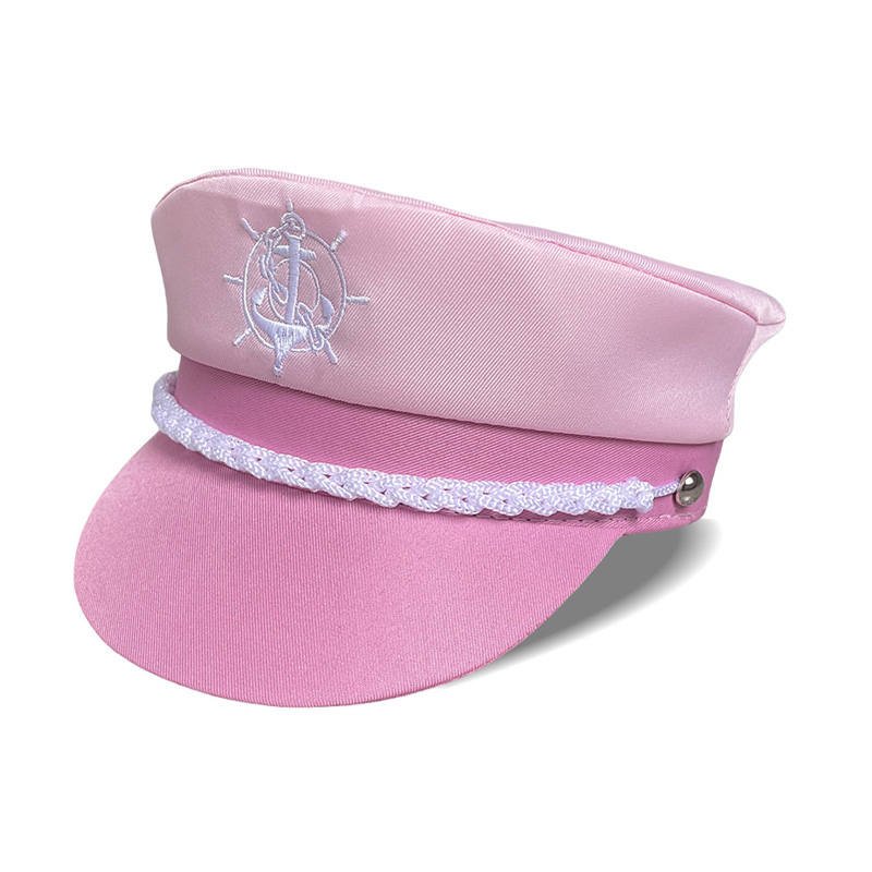 Capitán de bote rosa elegante