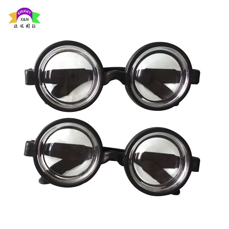 Gafas de plástico para niños, gafas de fiesta con forma redonda de Harry