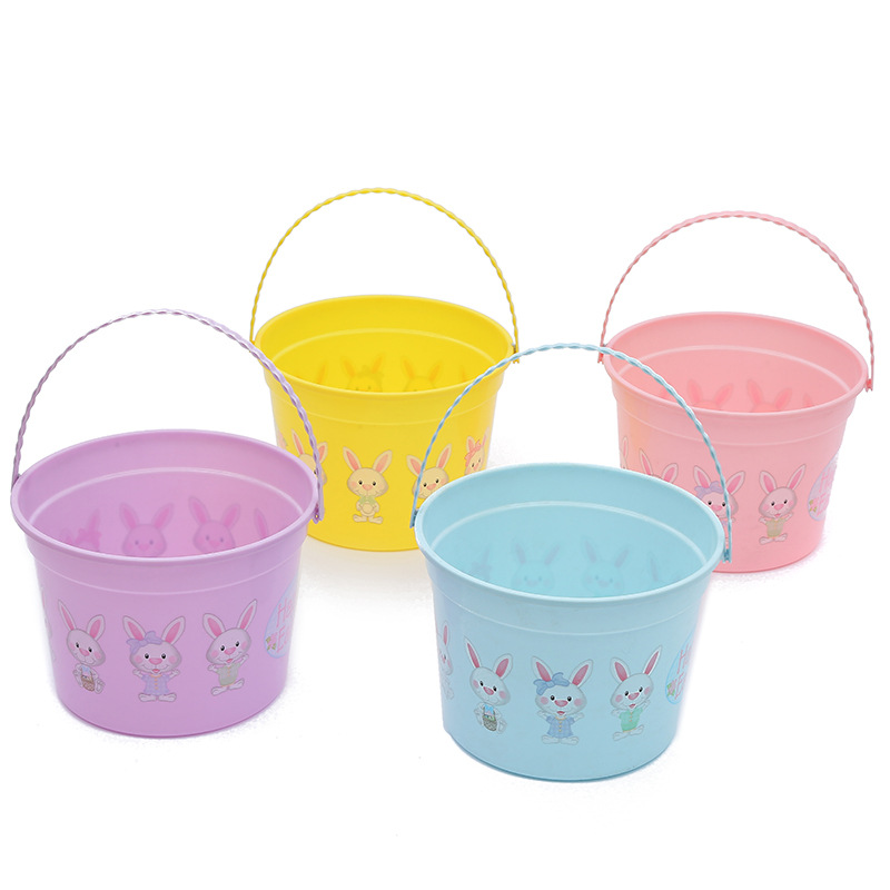 Cubo de almacenamiento de huevos de Pascua de plástico
