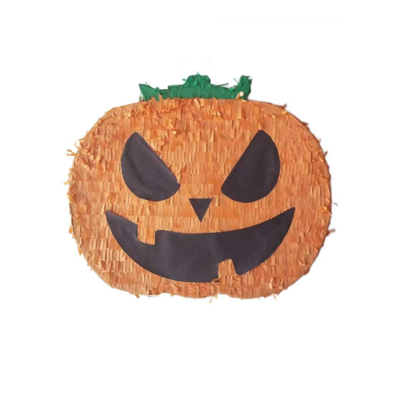 Piñata de calabaza para decoraciones de fiestas de Halloween