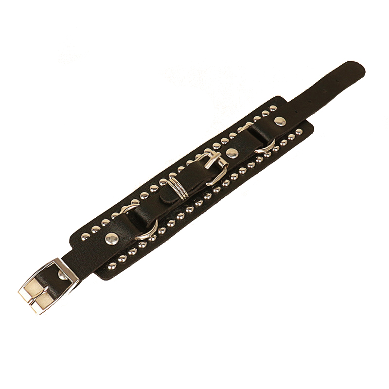 Punk Rock Rivet Pu Leather Choker