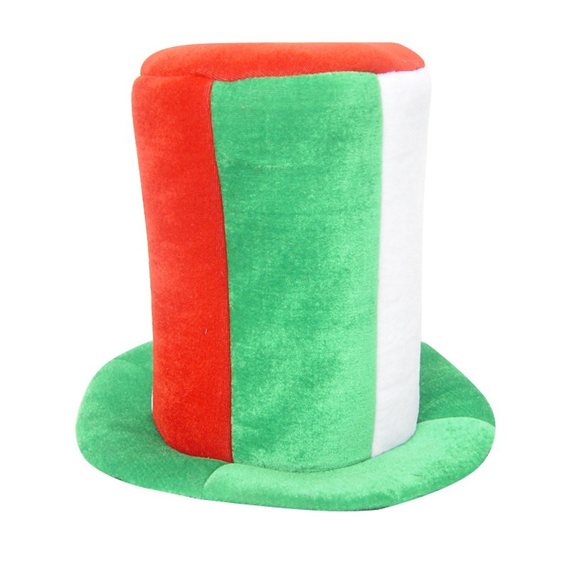 Sombrero de copa, gorra de cosplay, sombreros irlandeses de fiesta verdes