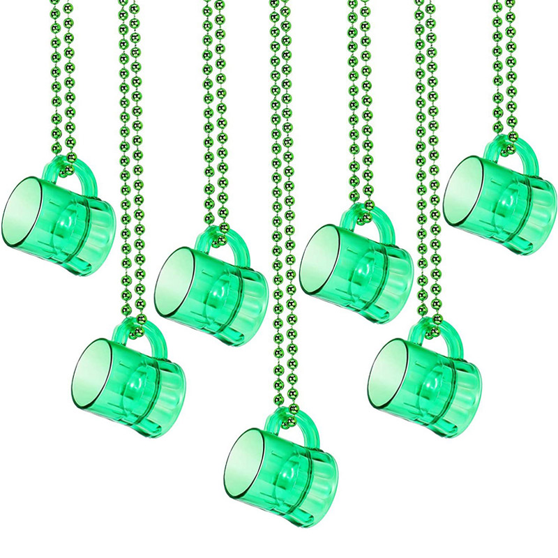 Collar de cuentas de gafas del Día de San Patricio