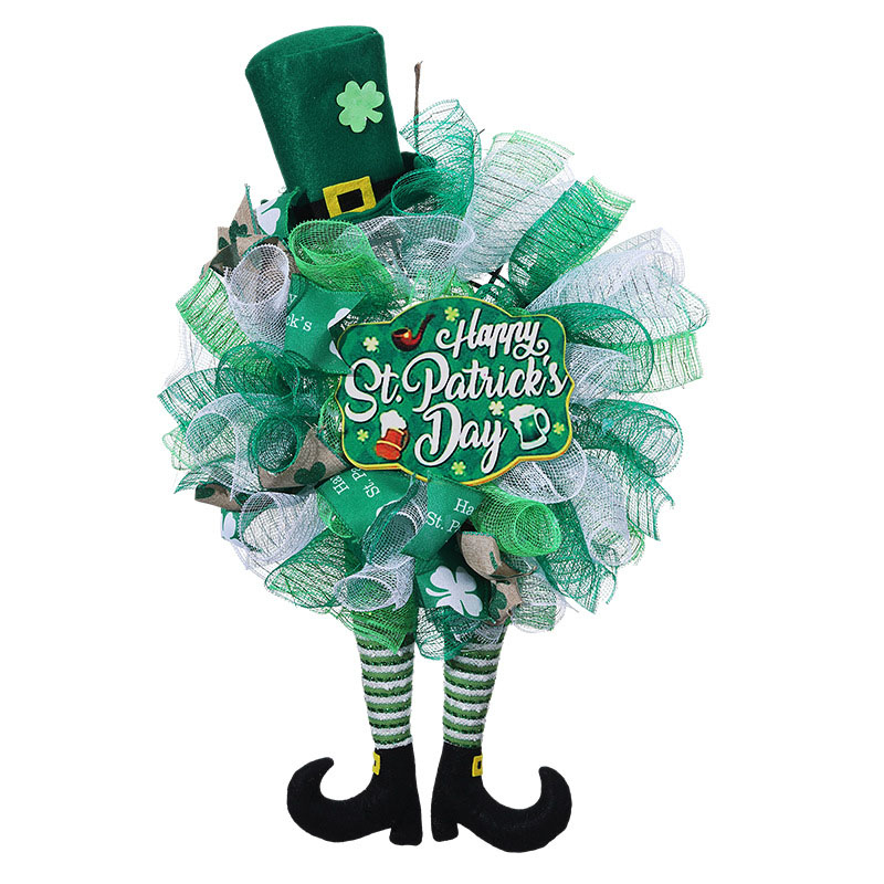 Decoración del hogar de la guirnalda de muñecas de la muñeca de la muñeca de San Patricio