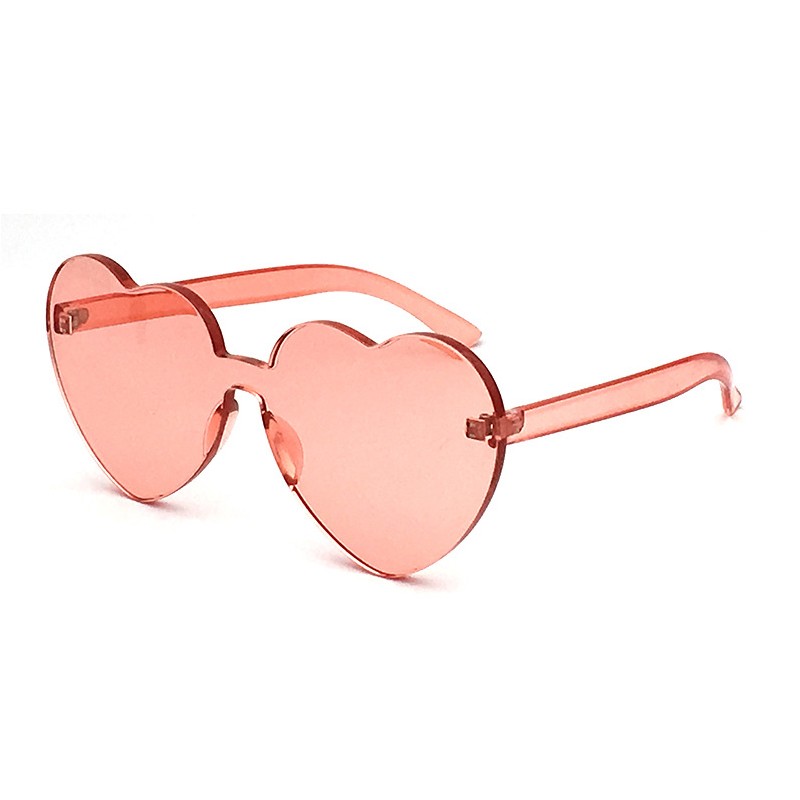 Gafas de sol vintage steampunk rosa corazón novia