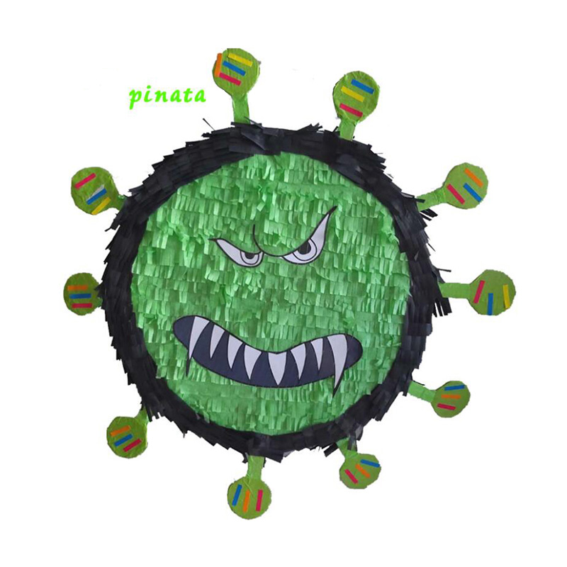 Piñata Virus Para Fiesta Infantil Decoración Fiesta Infantil