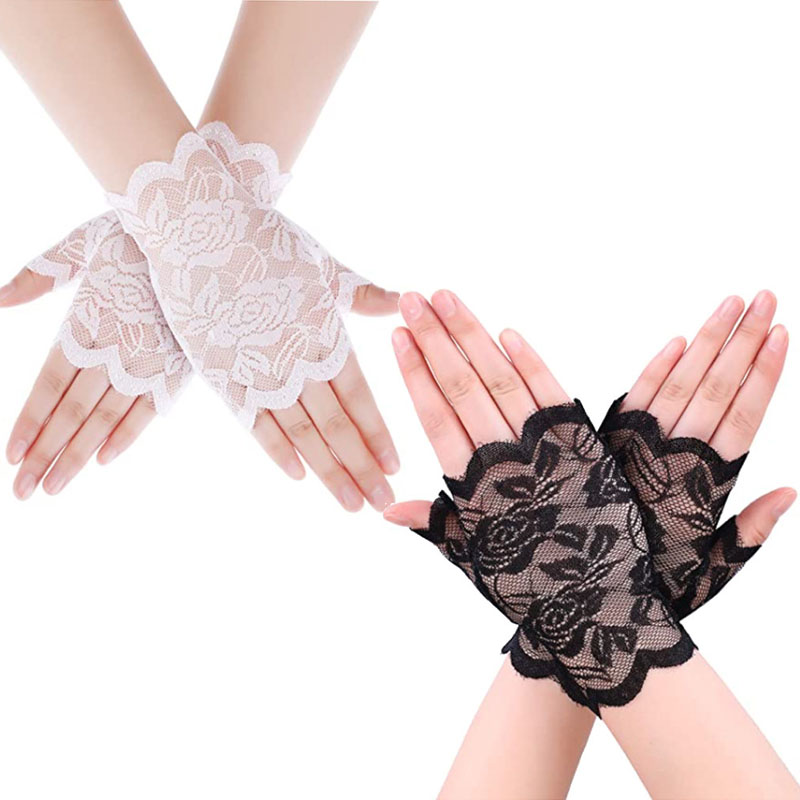 Guantes de encaje para mujeres